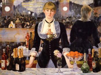 Manet, Edouard : A Bar at the Folies-Bergere (A Bar at the Crazy Shepherdess)